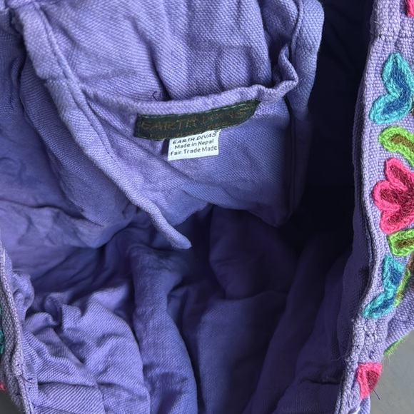 Embroidered Handbag Hippie Earth Divas Fair Trade Made - Picture 5 of 10